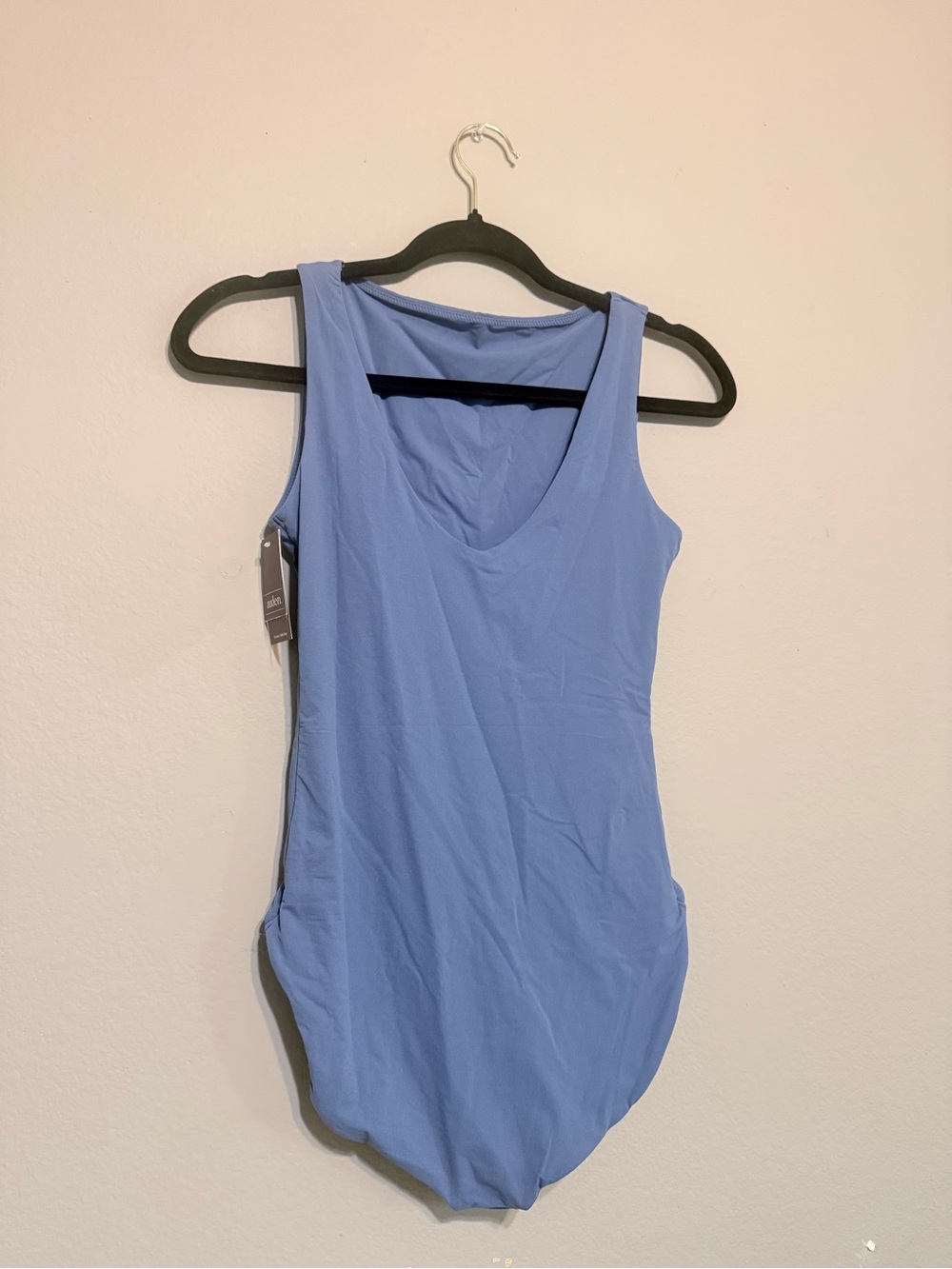 Auden Dusty Blue Scoop Neck Bodysuit